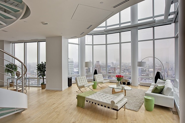 Chelsea Duplex Penthouse by Marie Burgos Design