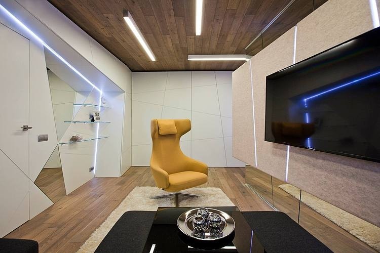 Living Room by Geometrix Design