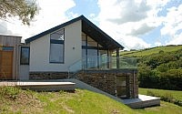 Exterior view Contemporary Home Cornwall
