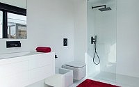 auxiliary bedroom bathroom (Cabinet, wash basin and shower tray made in Corian®)