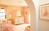 Gold and Pink Nursery
