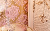 Pink and Gold Damask Wallpaper