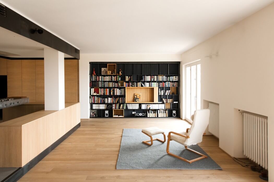 Wood and Iron Apartment by LCA Architetti