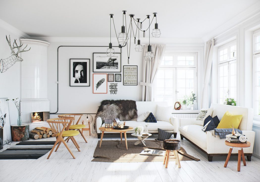 Scandinavian Apartment by Image Box Studios - 1