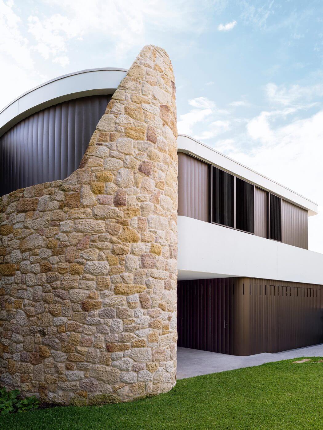Martello Tower Home by Luigi Rosselli Architects