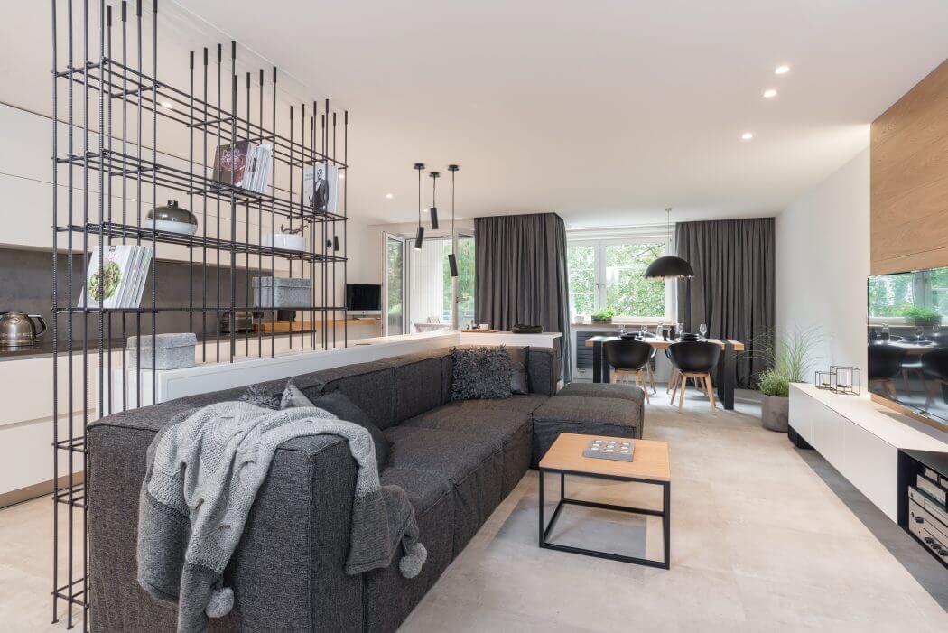 Grey & Wood Apartment by Oooox - 1