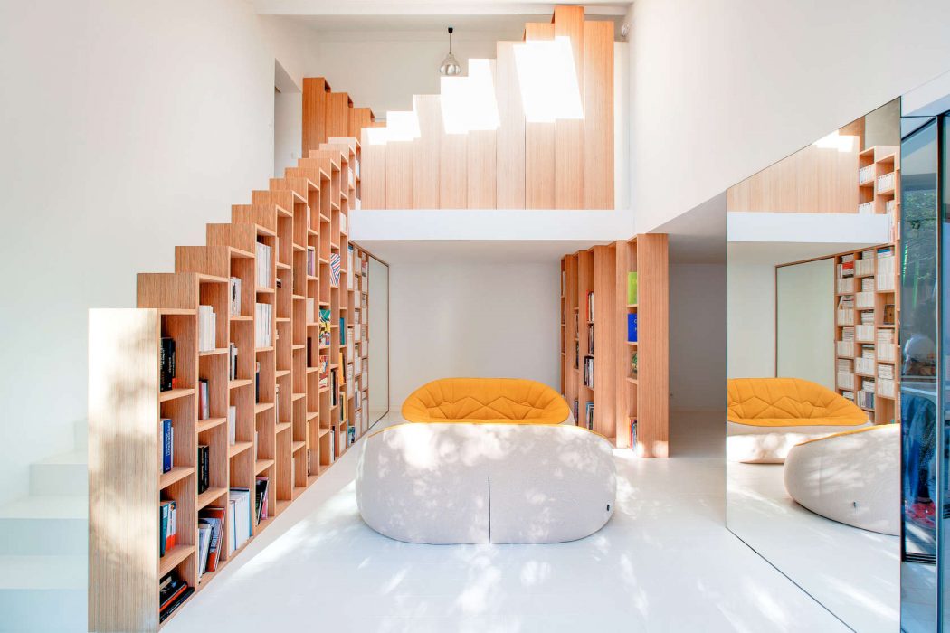 Bookshelf House by Andrea Mosca Creative Studio - 1