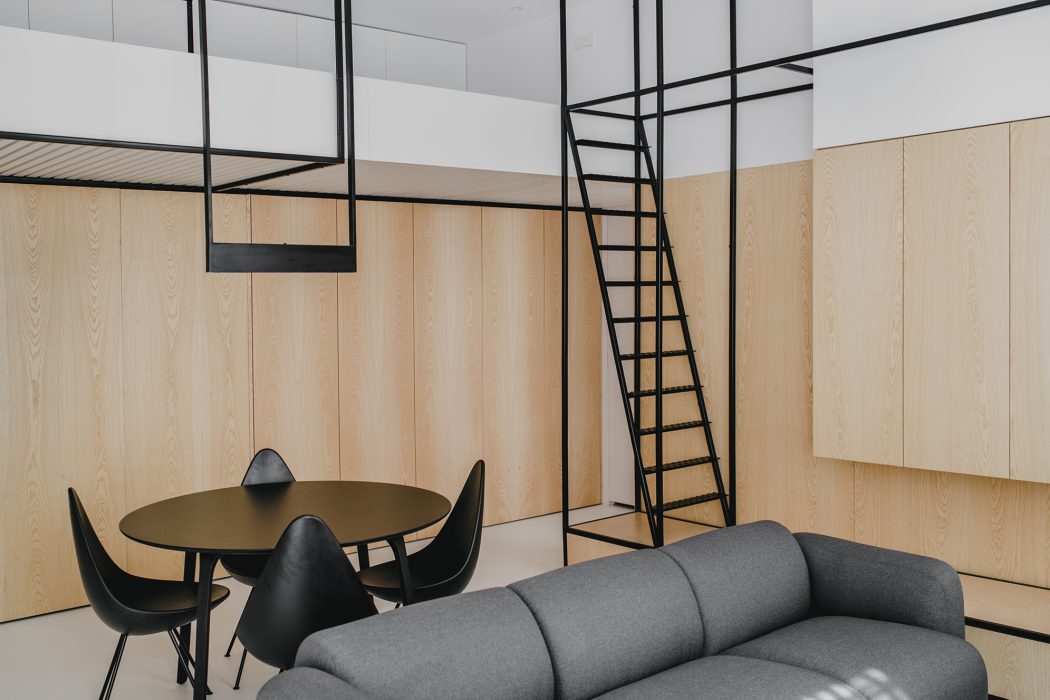 Wireframe Apartment by MUS Architects