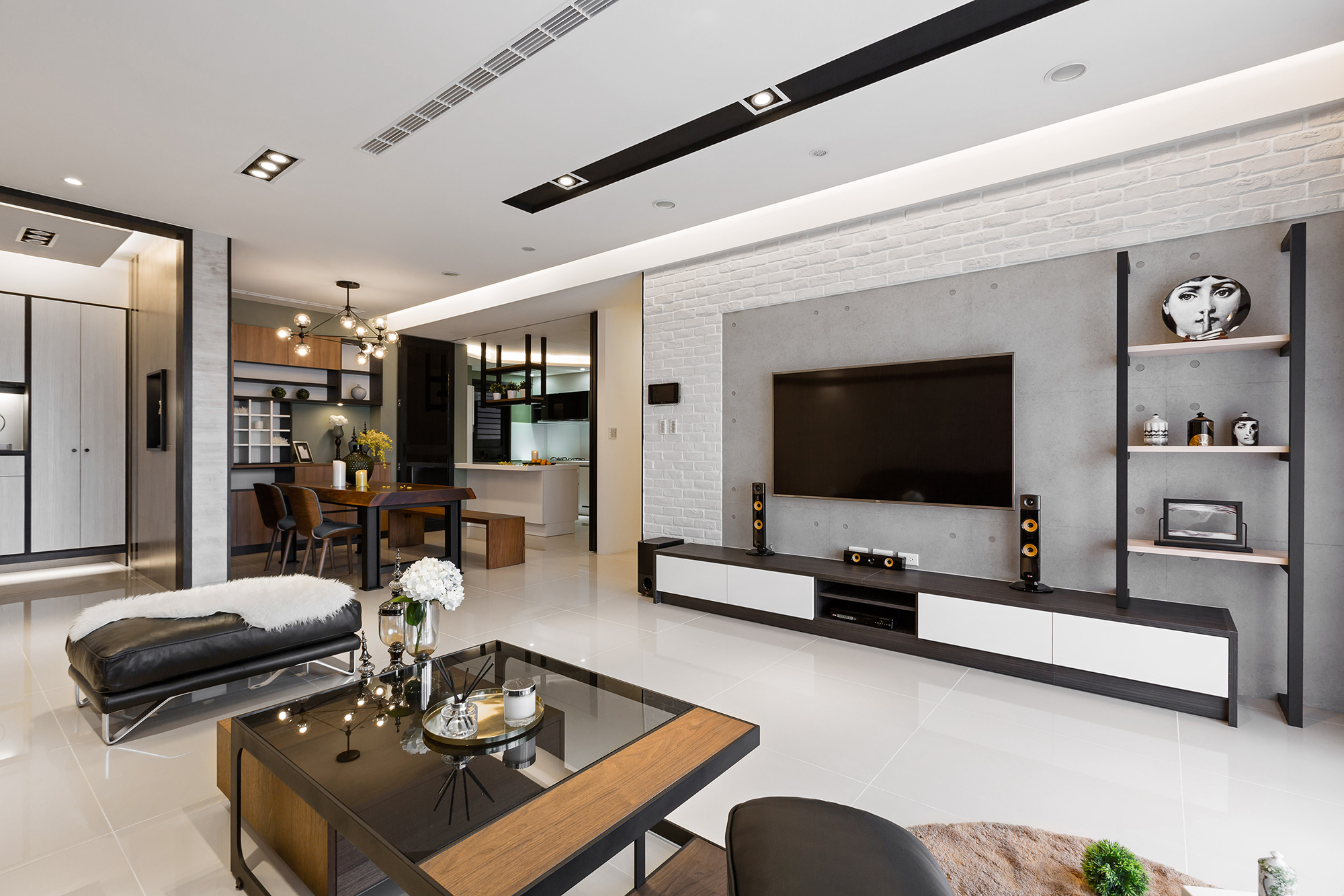 Apartment in Hsinchu by Shiang Chi Interior Design HomeAdore