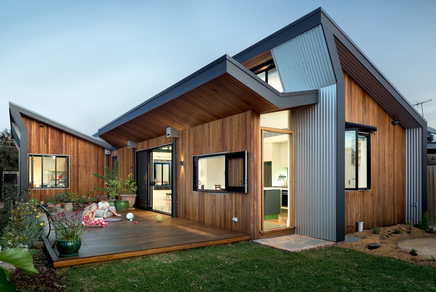 Экологичный деревянный дом