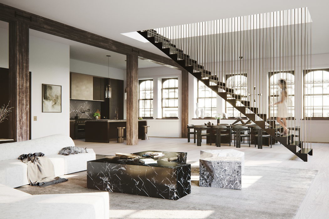 New York Apartment by Dorothee Junkin Design Studio