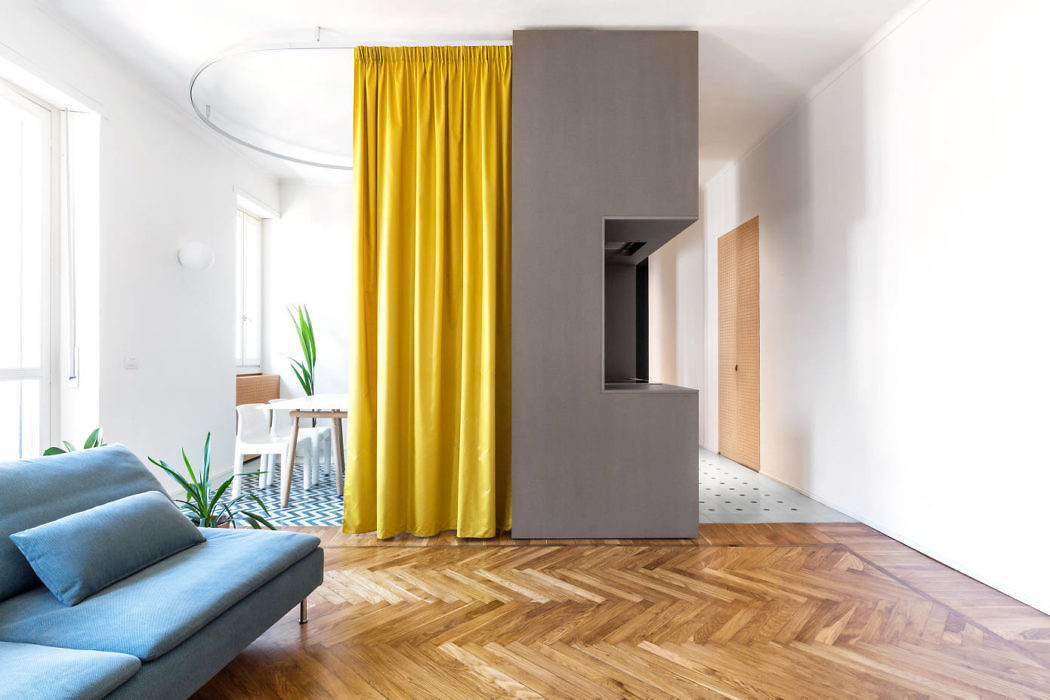 Small Size Apartment by BDRbureau