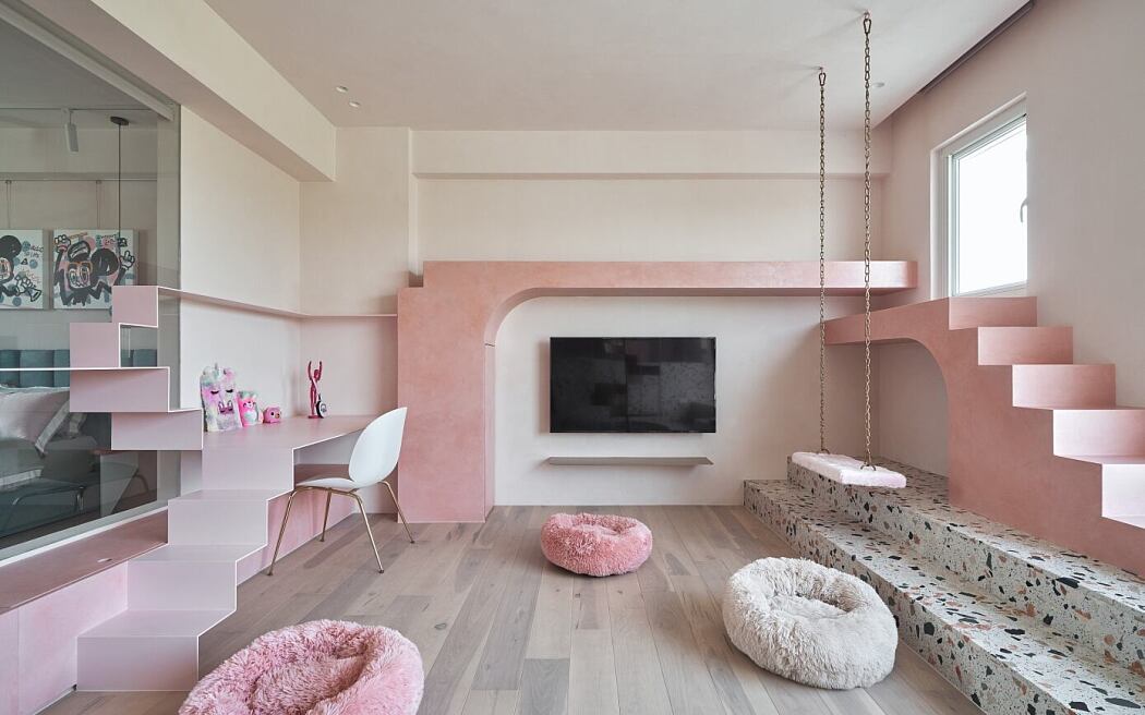 Cats’ Pink House by KC Design Studio - 1