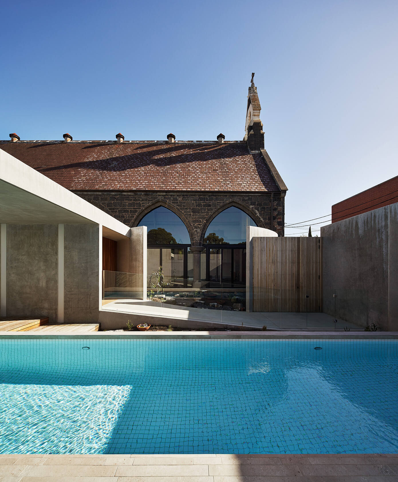 Courtyard House and Church by Kister Architects