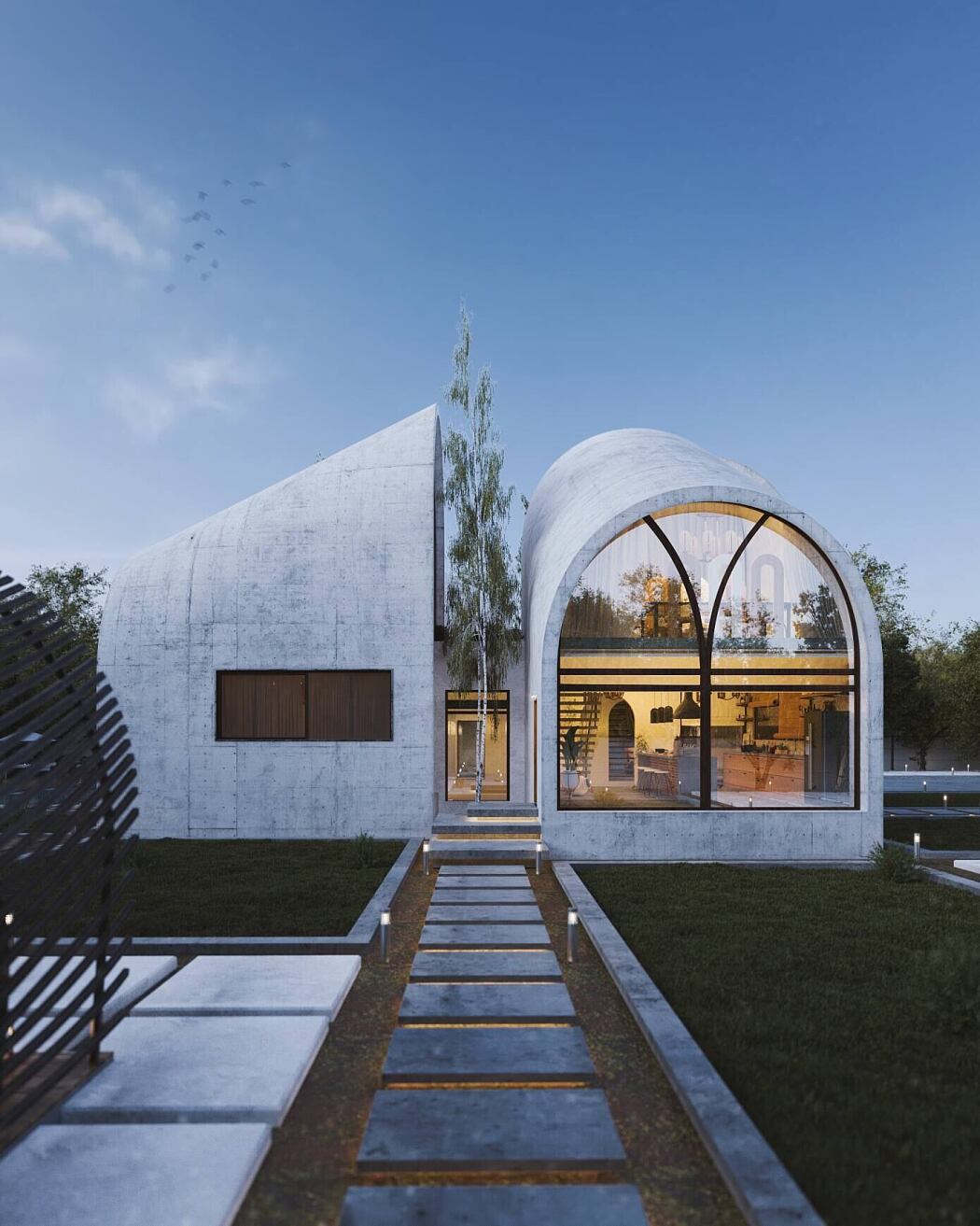 Arc House by M.E Architecture Studio - 1
