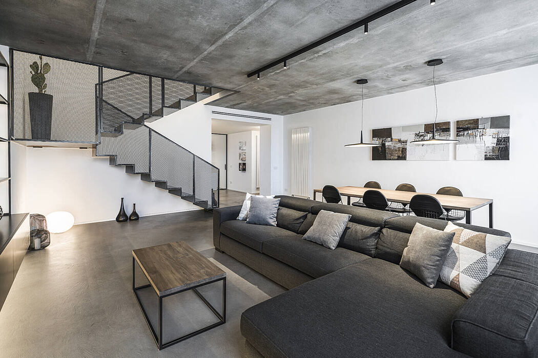 Industrial Style Apartment by CMT Architetti