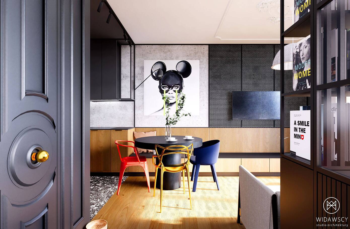 M2 with Pseudo Mickey Mouse by Widawscy Studio Architektury