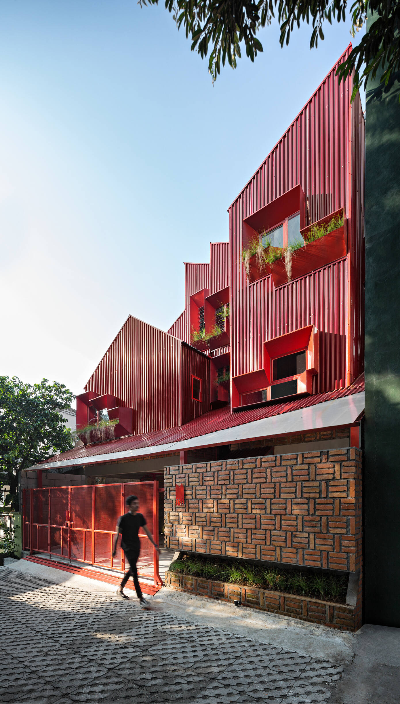 Red Zone Boarding House by Ismail Solehudin Architecture