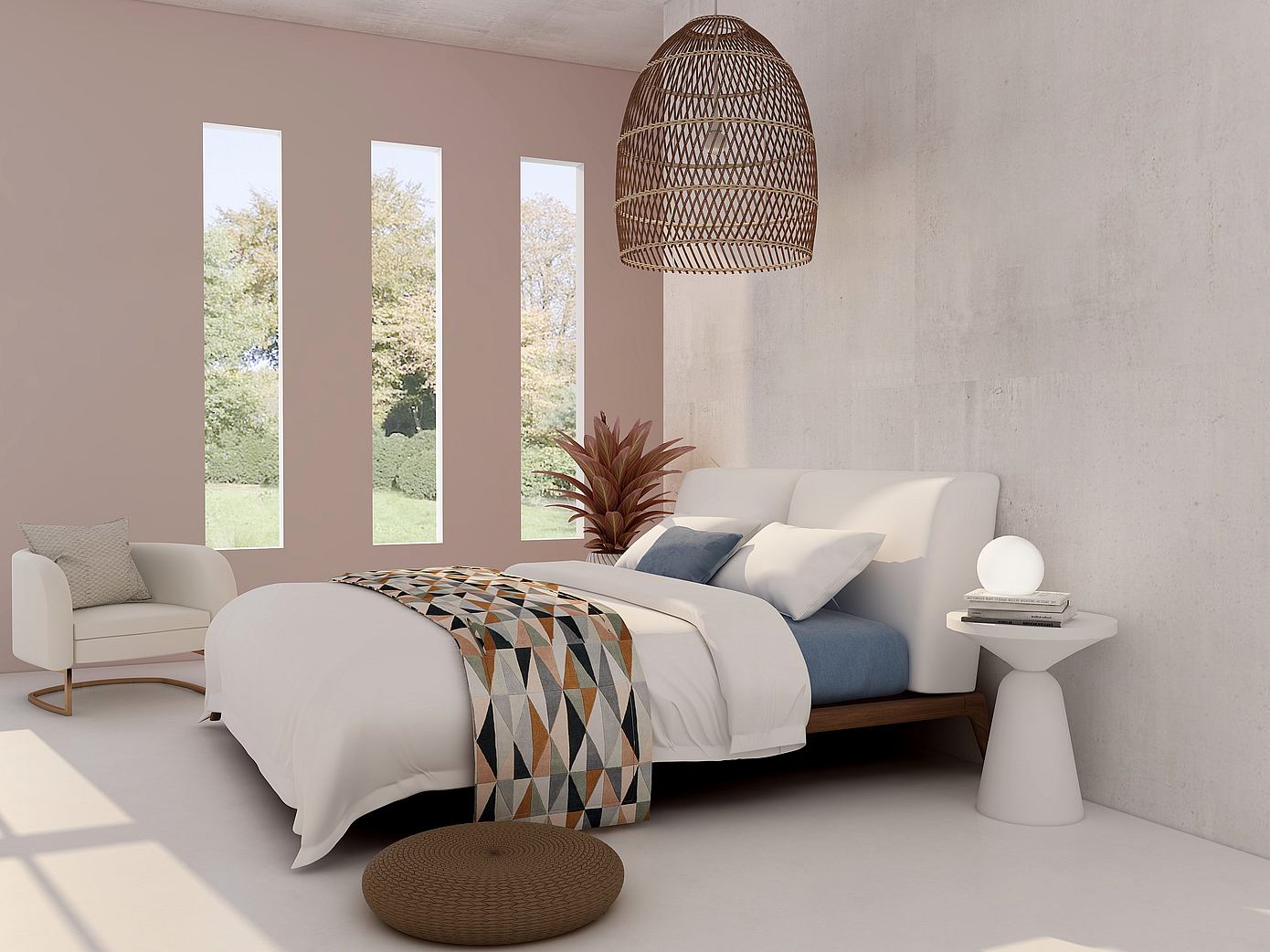 howtorearrangeyourbedroomtomakeitfeelspacious2 HomeAdore