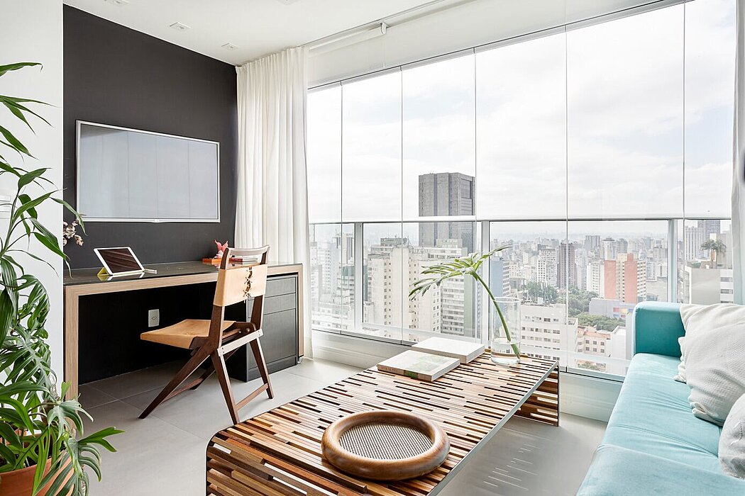 Studio Apartment in São Paulo by Leopoldo Schettino