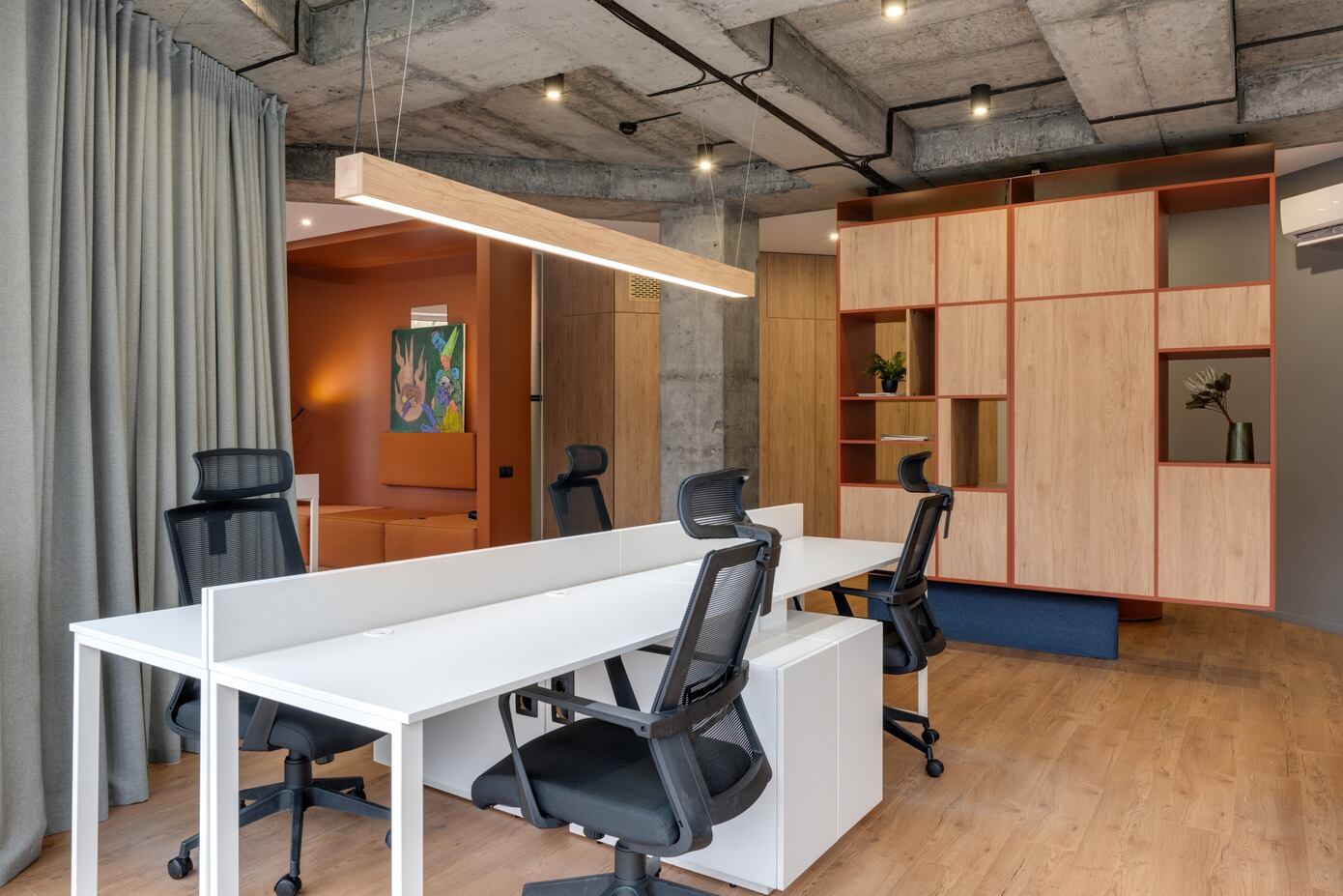 The Office Space on Malevicha Street by Za-Za Interior Design
