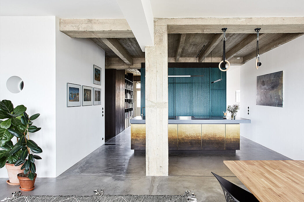 Letná Apartment: An Open Space with Cleverly Hidden Details