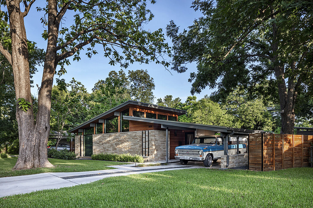 Re-Open House: Nature-Infused Mid-Century Design