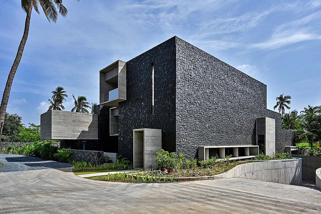 Up to the Sea: A Serene Concrete Oasis in Dumas