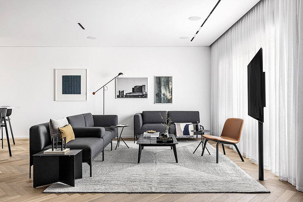 BN Apartment: Elegant Family Living with a Minimalist Twist - 1