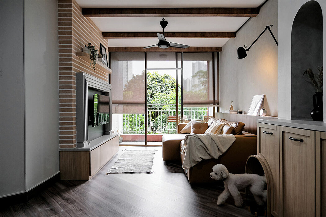 Monolodge Apartment in Jakarta: Rustic Chic at Its Finest