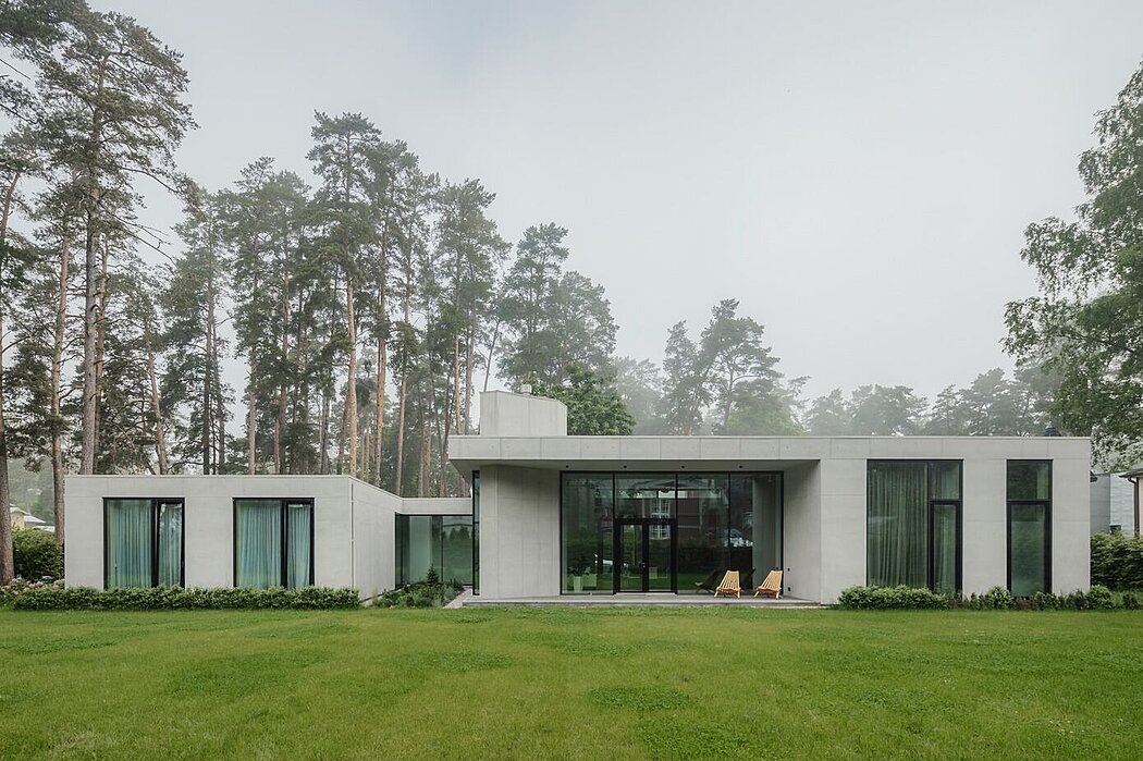House in Jurmala: Modern Design Amongst Centuries-Old Pines - 1