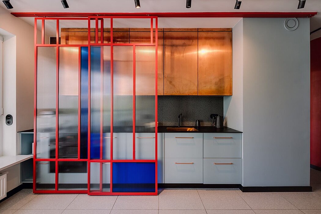 Zoliborz Apartment: Bauhaus-Inspired Family Living Space