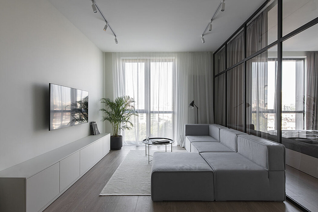 New Life: Kyiv Apartment Merges Minimalism and Functionality