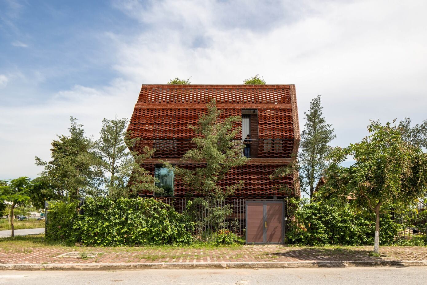 Tile Nest: Uncovering a Unique Brick House Design in Vietnam