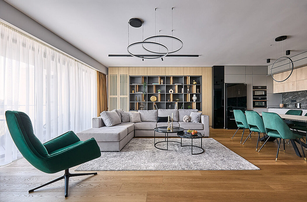 Velvet Gray Apartment: Contemporary Elegance in Bucharest - 1