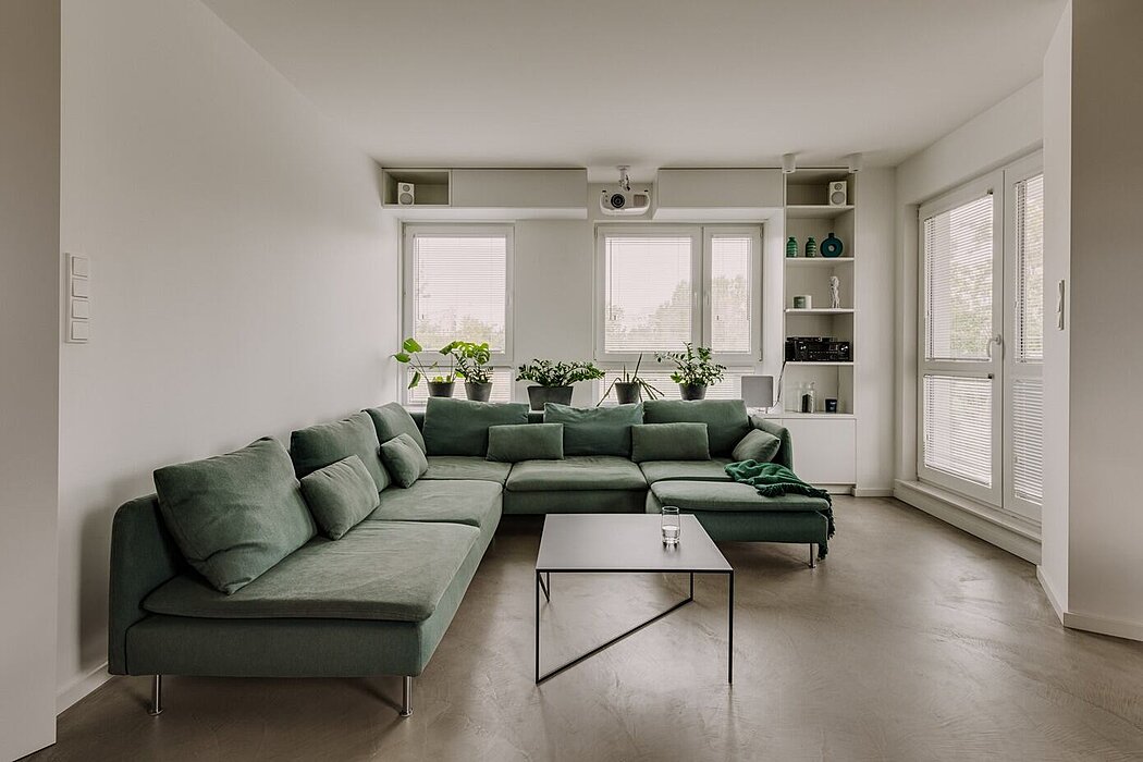 Służew Apartment: Where Monochromatic Design Meets Function - 1