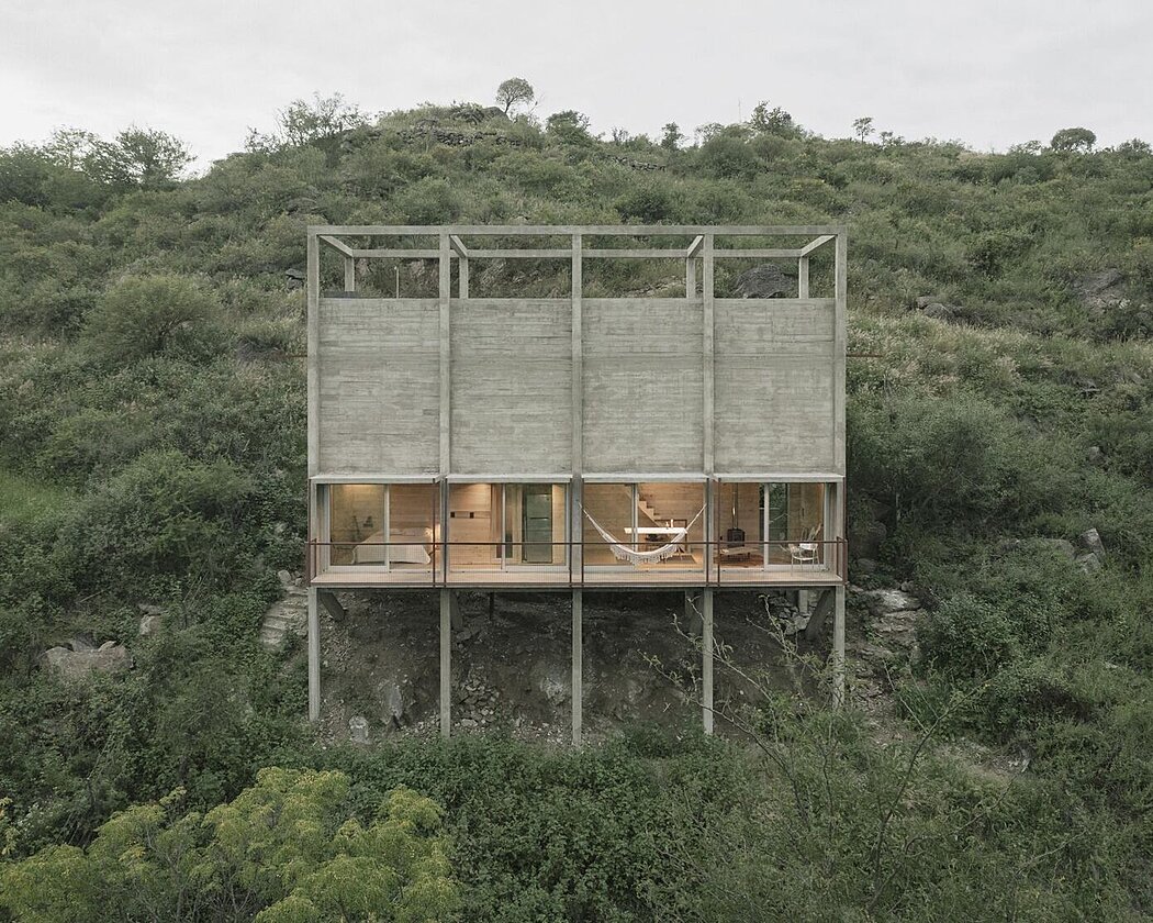 Casa Taller: Brutalist Harmony with Nature - 1