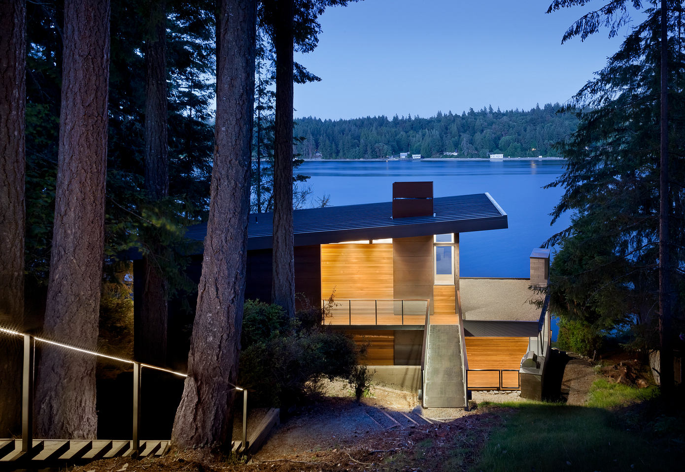 Herron Island Cabin: A Sanctuary Amidst Nature by First Lamp Architects