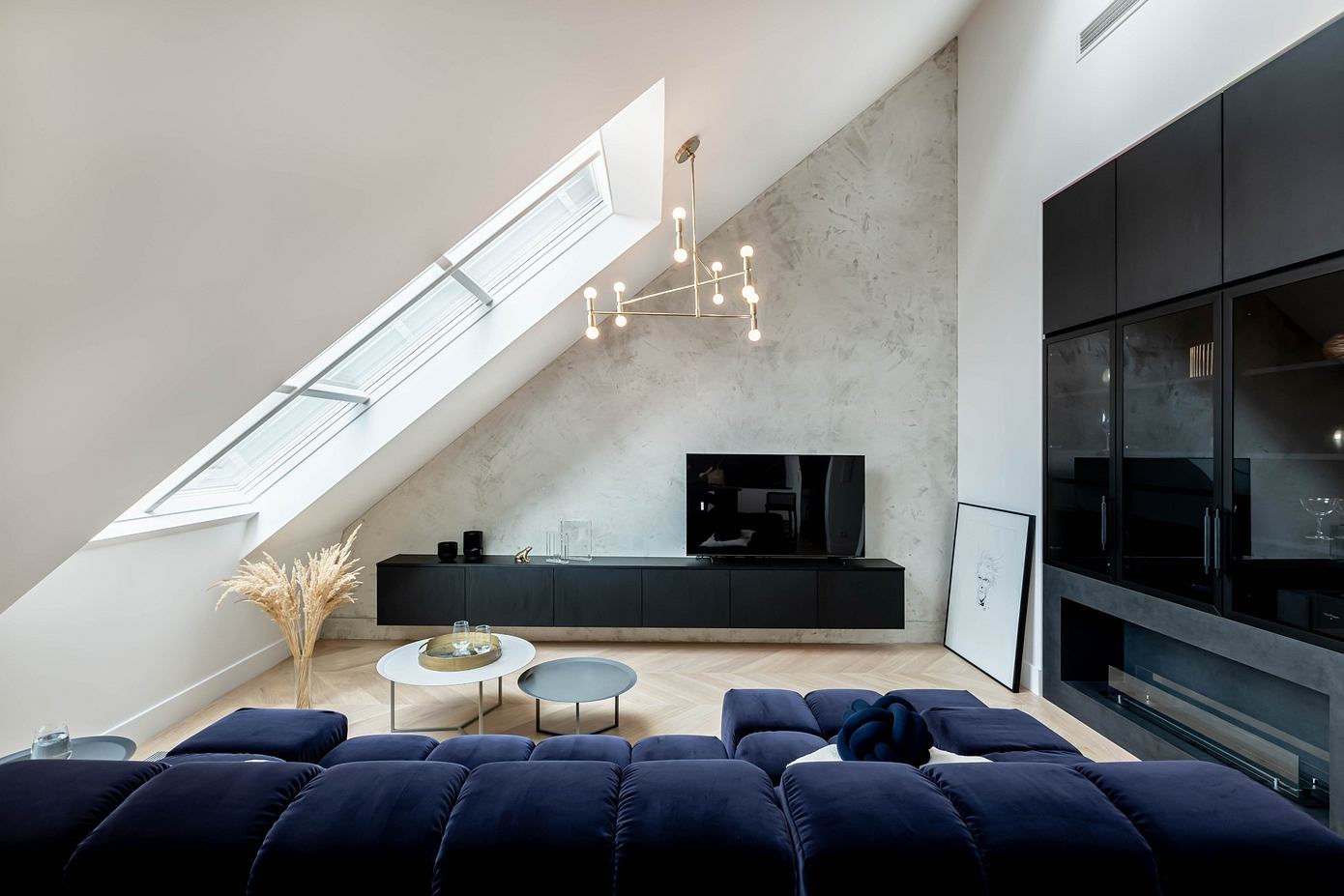 Attic Duplex Apartment: A Modern Minimalist Masterpiece in Prague