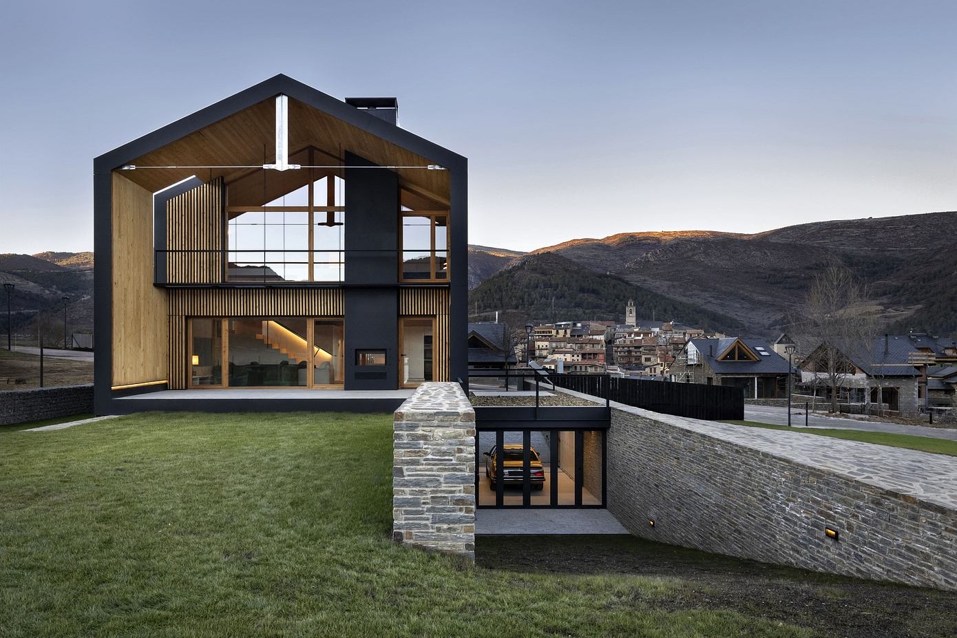 House in the Pyrenees: Designing with the Landscape in Mind