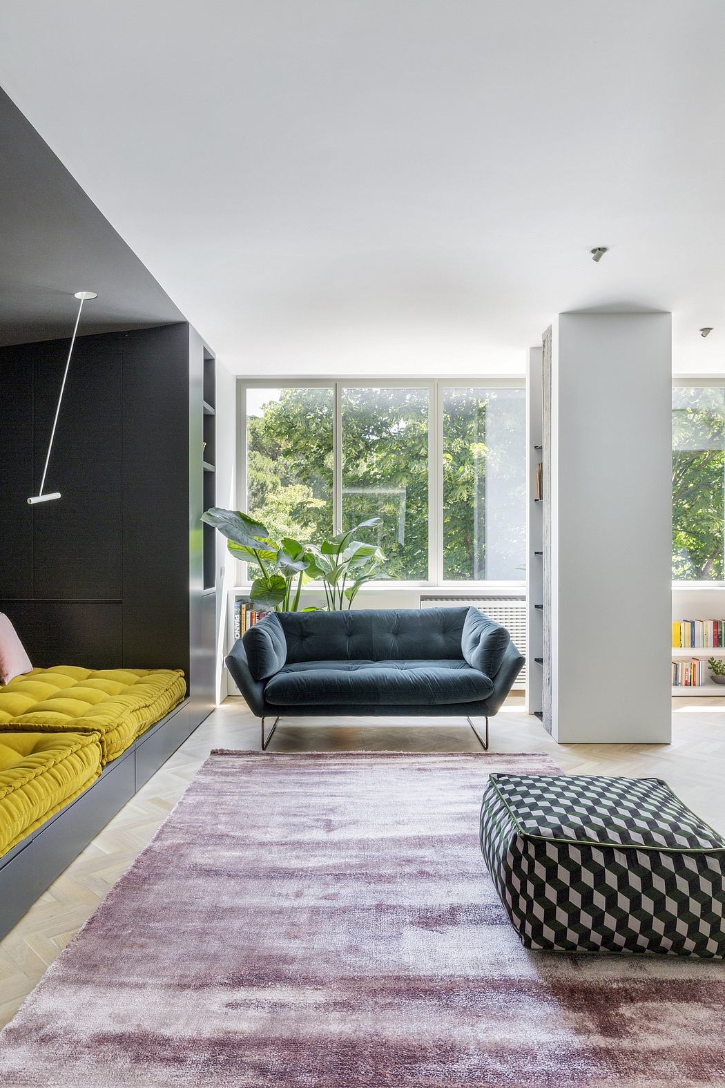 An Eclectic, Monochromatic Apartment in Rouen, France by Dmitry Grinevich