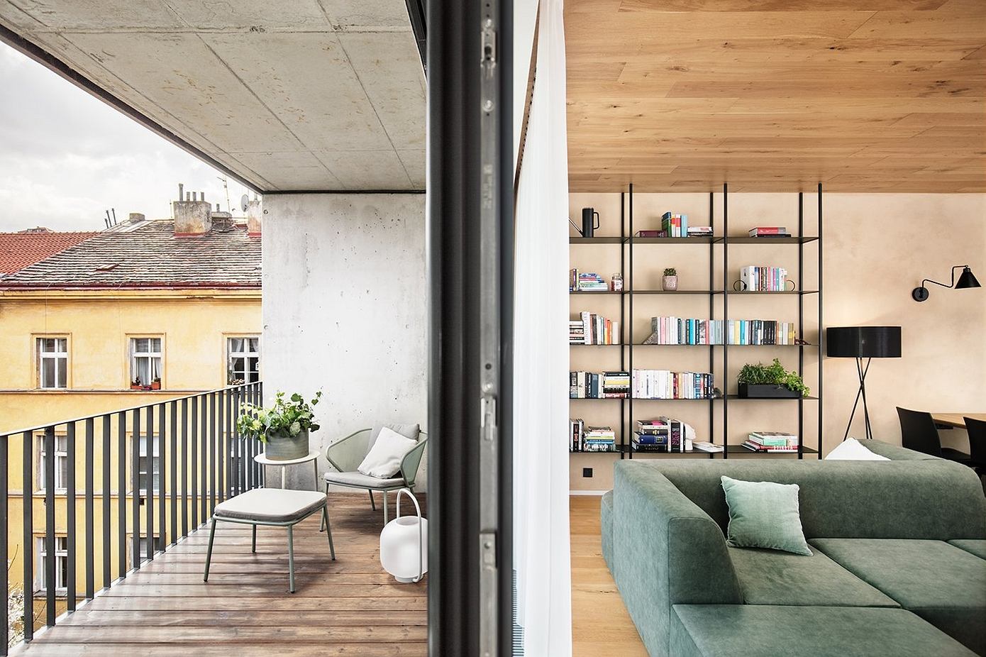 Smichov Natural Apartment: Crafting Cozy Minimalism in Prague