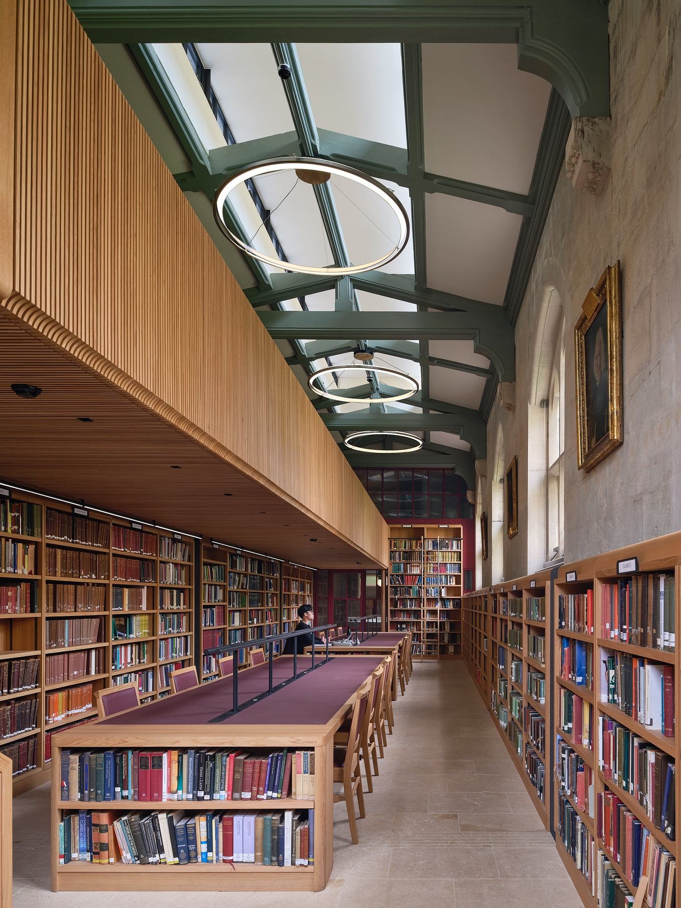 Exeter College Library: Sensitive Restoration and Contemporary Interventions