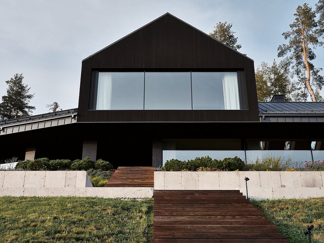 A Home on the Edge of a Forest: A Sanctuary Nestled in the Lush Landscape