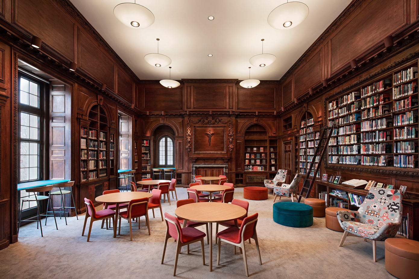 Convent of the Sacred Heart Library: Restoring Historic Charm