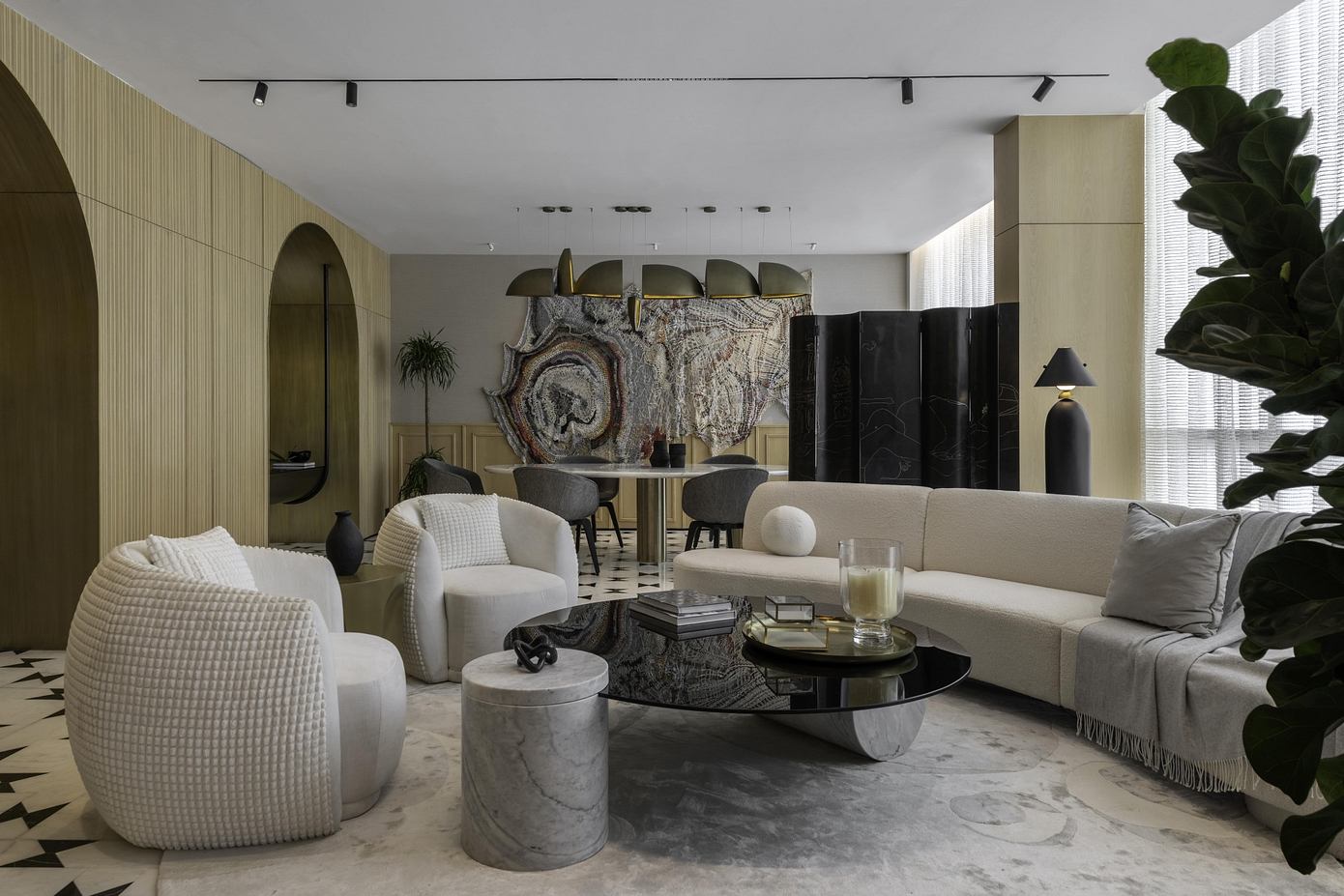 Penthouse: Luxury Apartment Design by Atelier Design N Domain