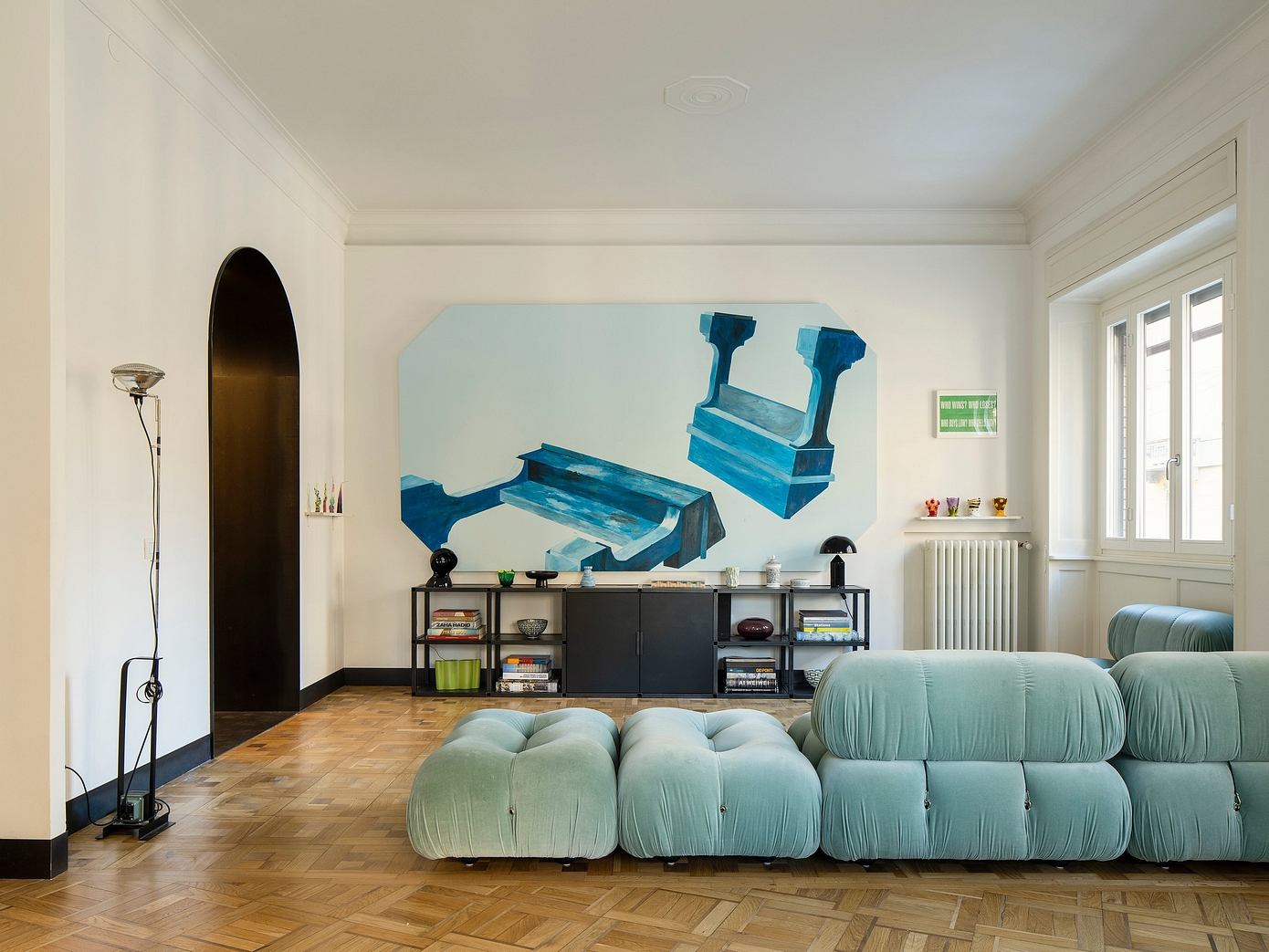 Story Arc Design: Preserving Original Floors in Contemporary Milan Apartment