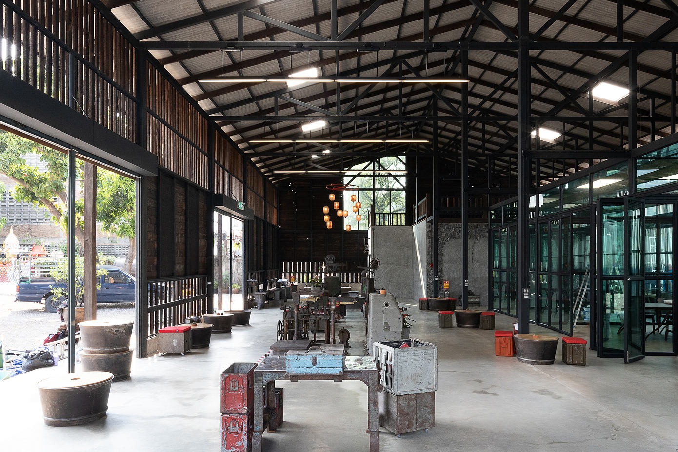 Weng’s Factory: Reviving Bangkok’s Iconic Wooden Lathe Co-Working Space