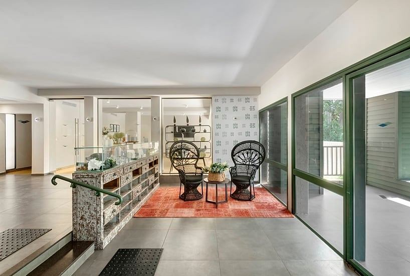 Spacious and contemporary interior with modern furniture and decor details.