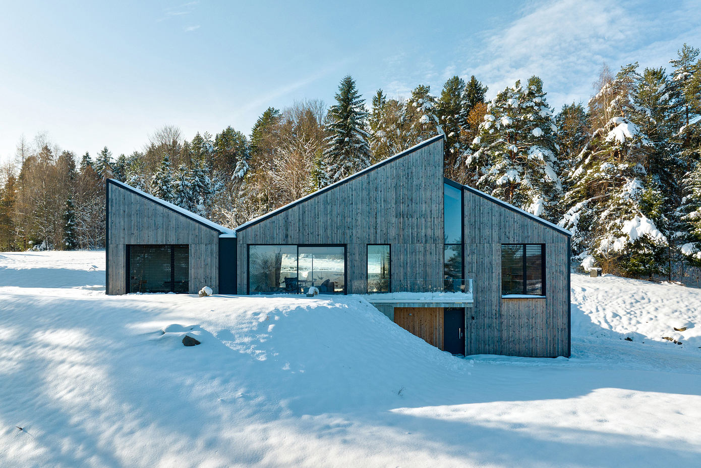 House in the Beskids Nestles Amid Beskid Żywiecki Forest